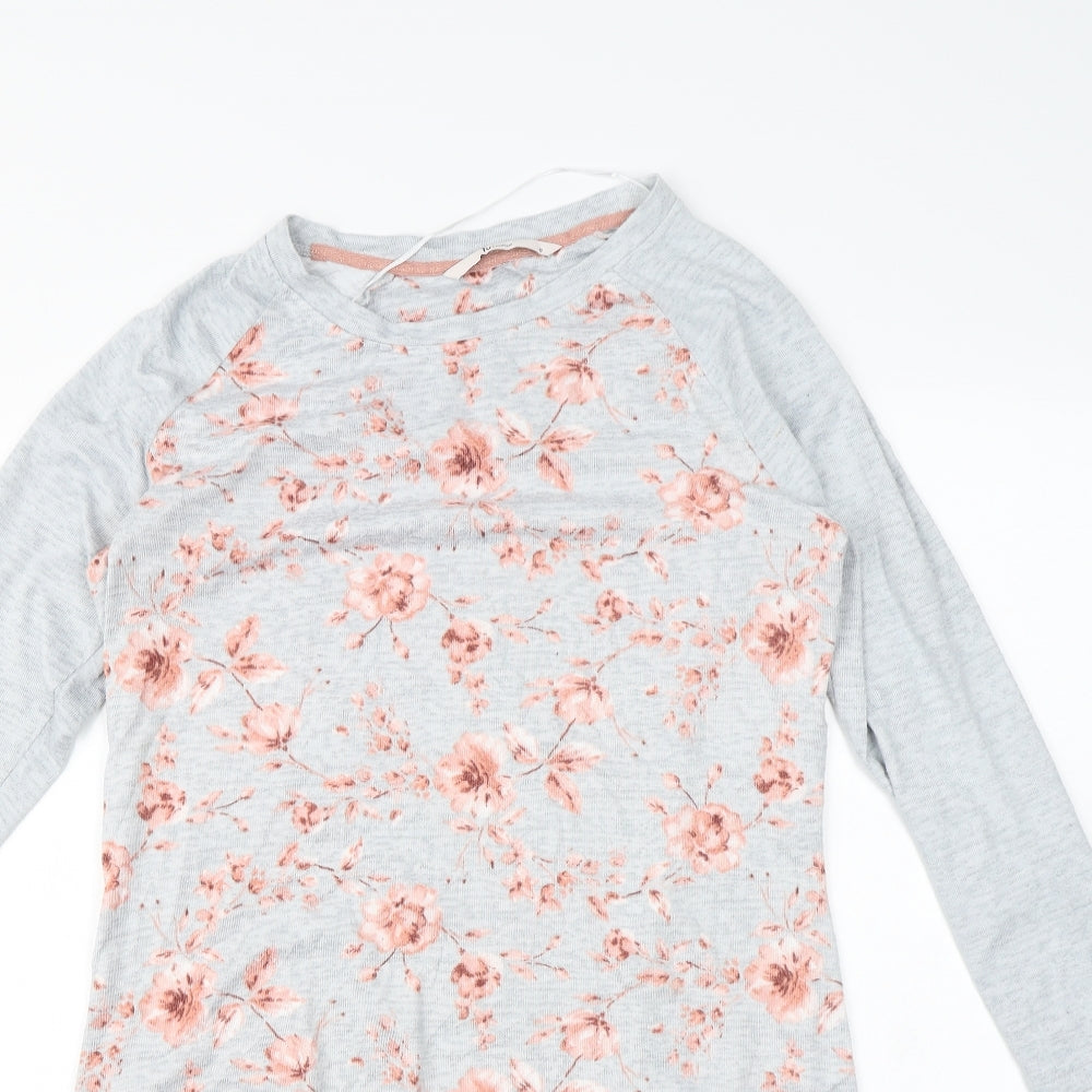 TU Womens Grey Floral  Mini  Size 12