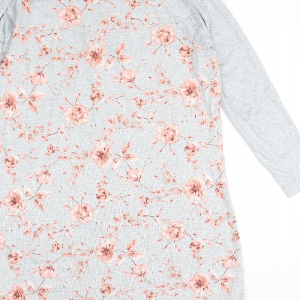 TU Womens Grey Floral  Mini  Size 12