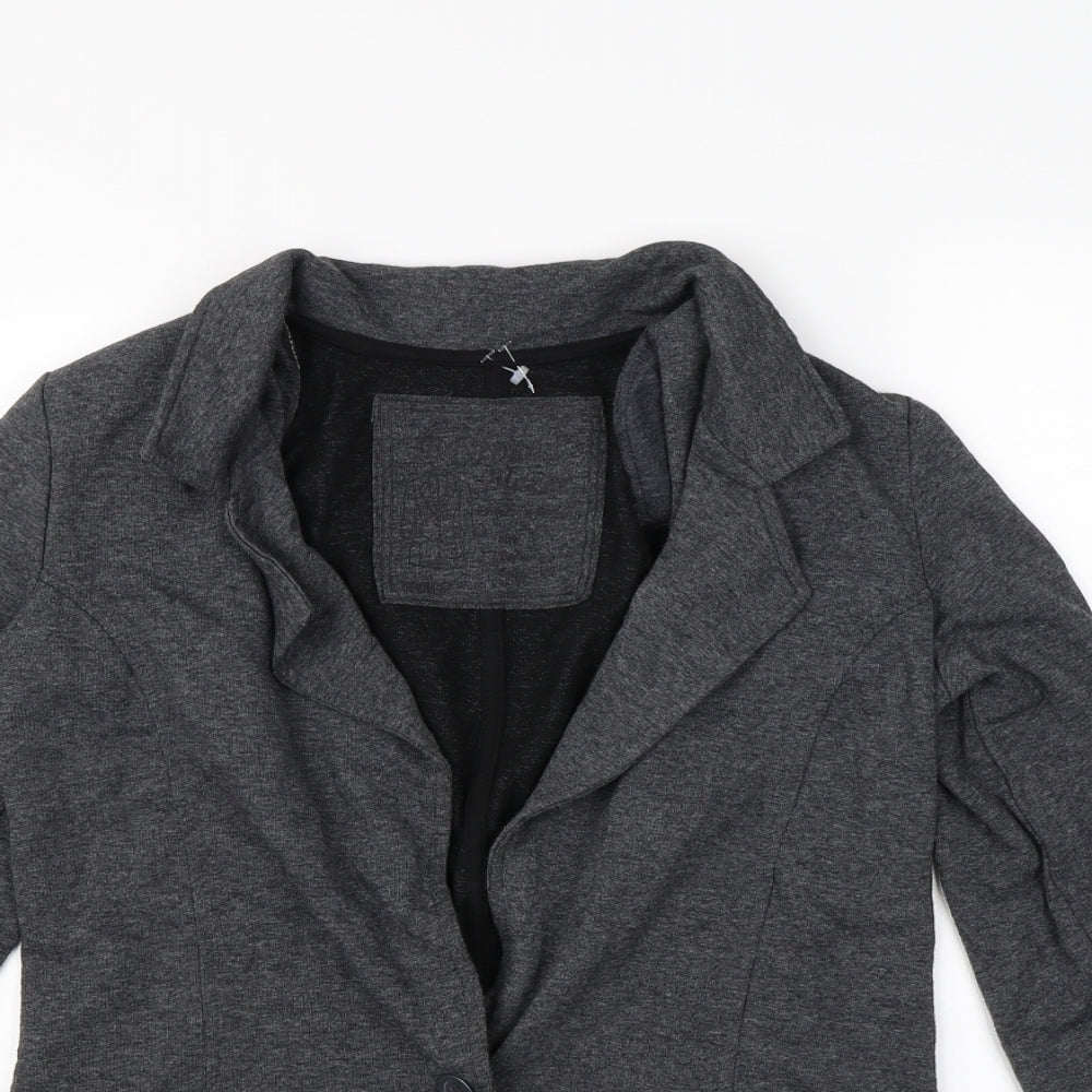 Womens UK Size 8 Denim & Co. Grey Jacket