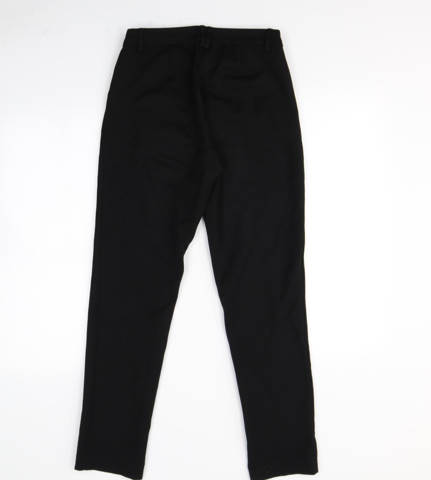 M&S Womens Black   Dress Pants Trousers Size 8 L30 in