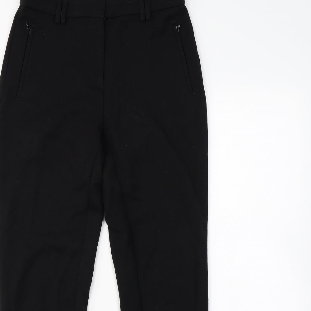 M&S Womens Black   Dress Pants Trousers Size 8 L30 in