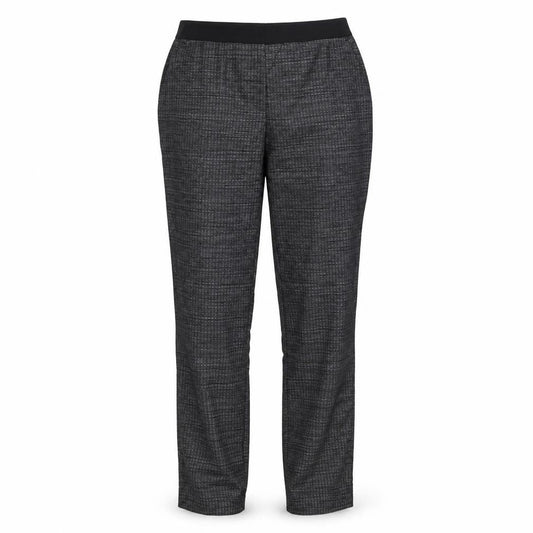 Womens UK Size 12 Papaya Regular Fit Dress Pants Black Trousers