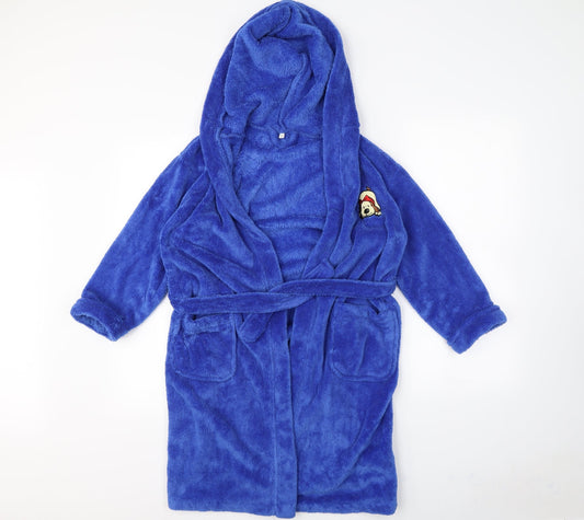 robe Boys Blue Solid   One Piece Size 8 Years