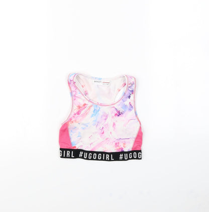 Minoti Girls Pink   Cropped Tank Size 7 Years