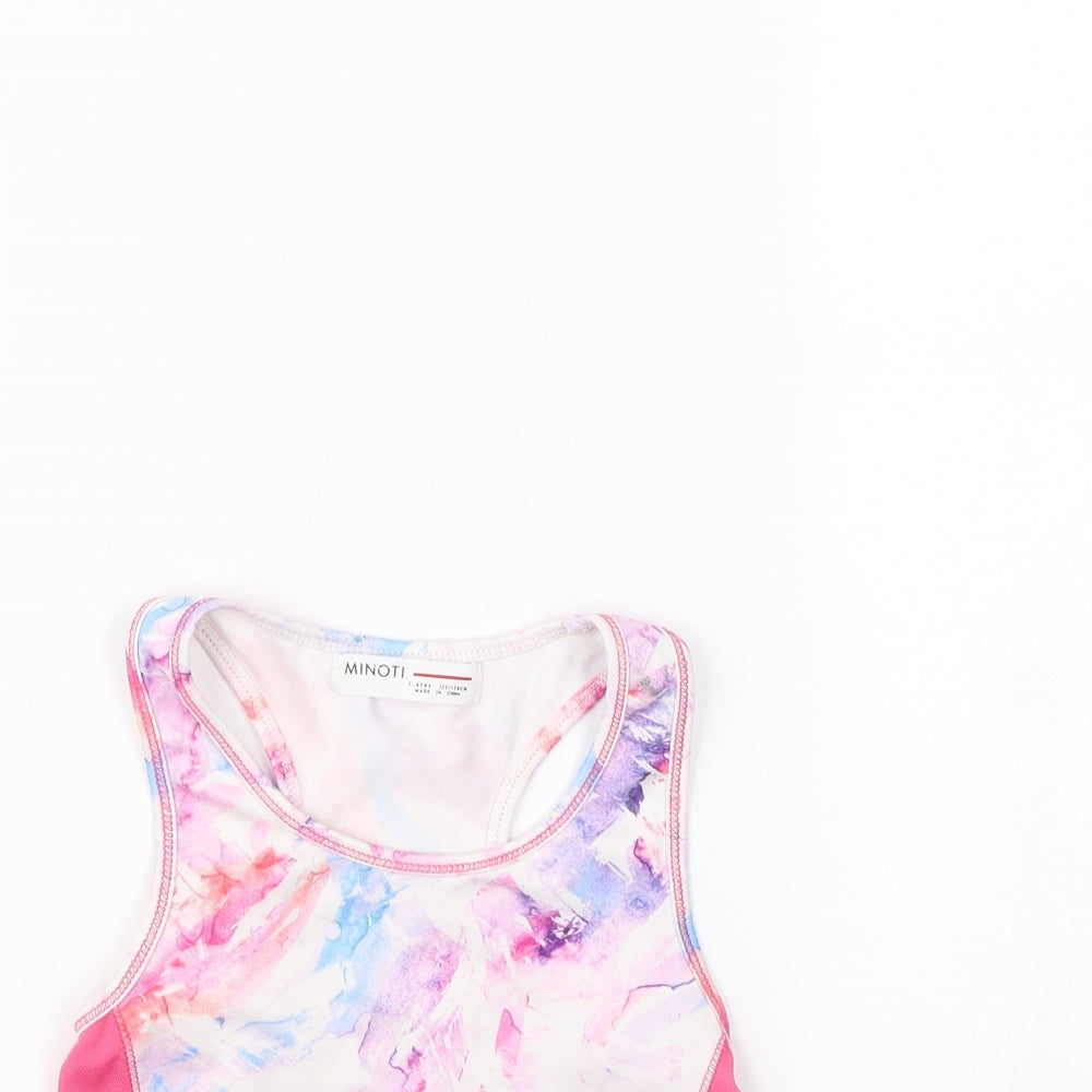 Minoti Girls Pink   Cropped Tank Size 7 Years