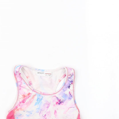 Minoti Girls Pink   Cropped Tank Size 7 Years