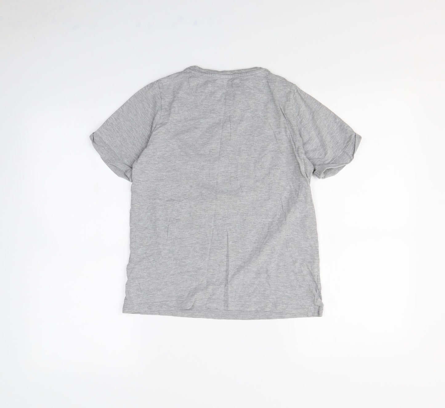 M&s Boys Grey  Rayon Basic T-Shirt Size 10 Years