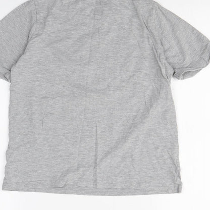 M&s Boys Grey  Rayon Basic T-Shirt Size 10 Years