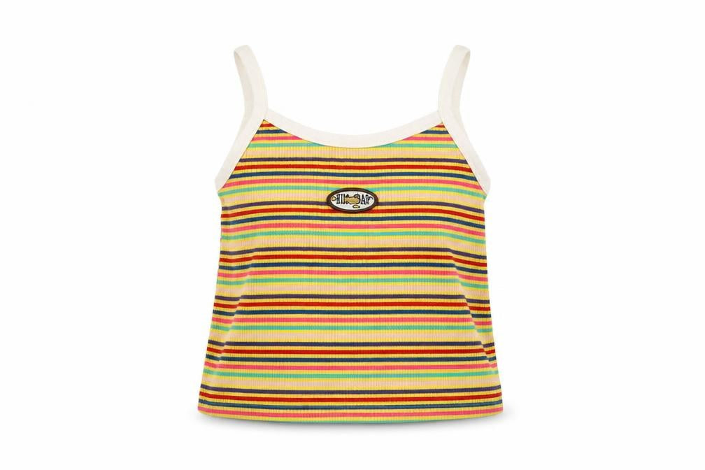 SHEIN Girls Multicoloured Striped  Basic Tank Size 8 Years