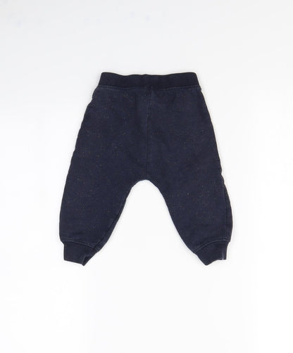 Nutmeg Boys Blue   Jogger Trousers Size 9 Months