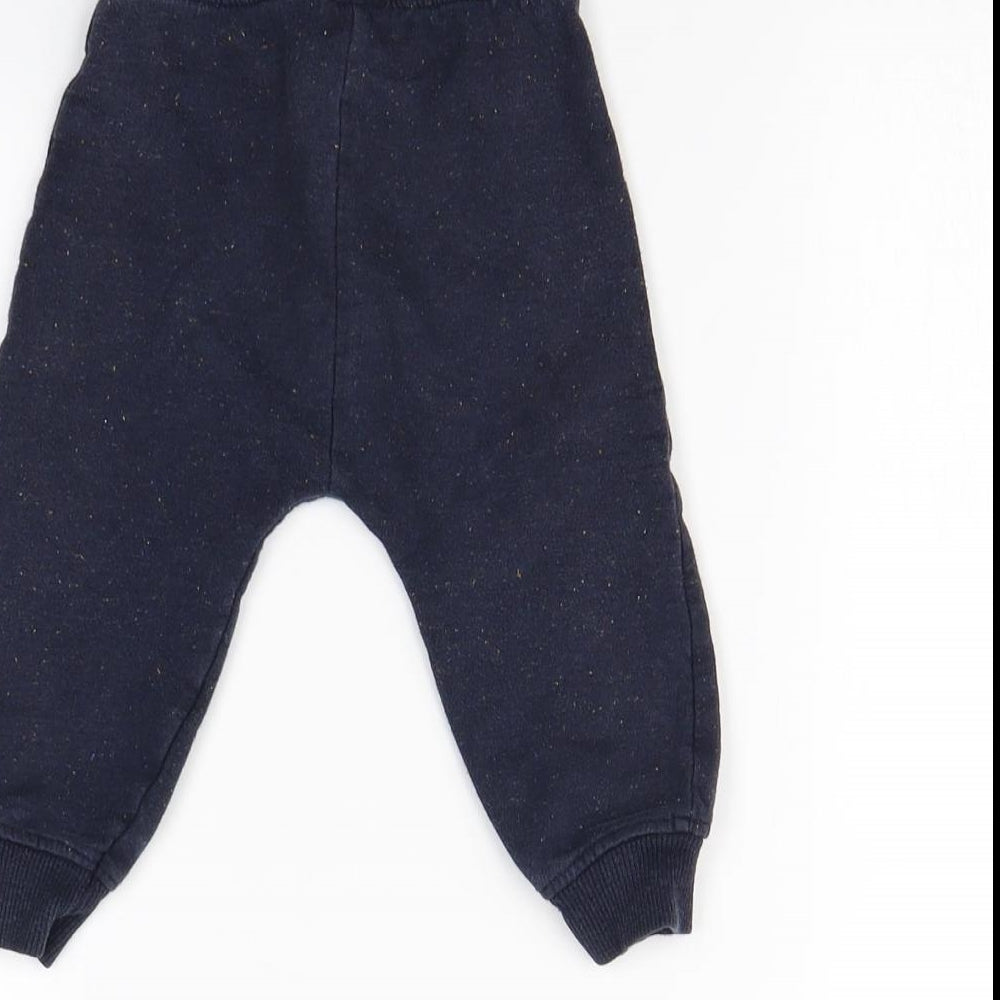 Nutmeg Boys Blue   Jogger Trousers Size 9 Months