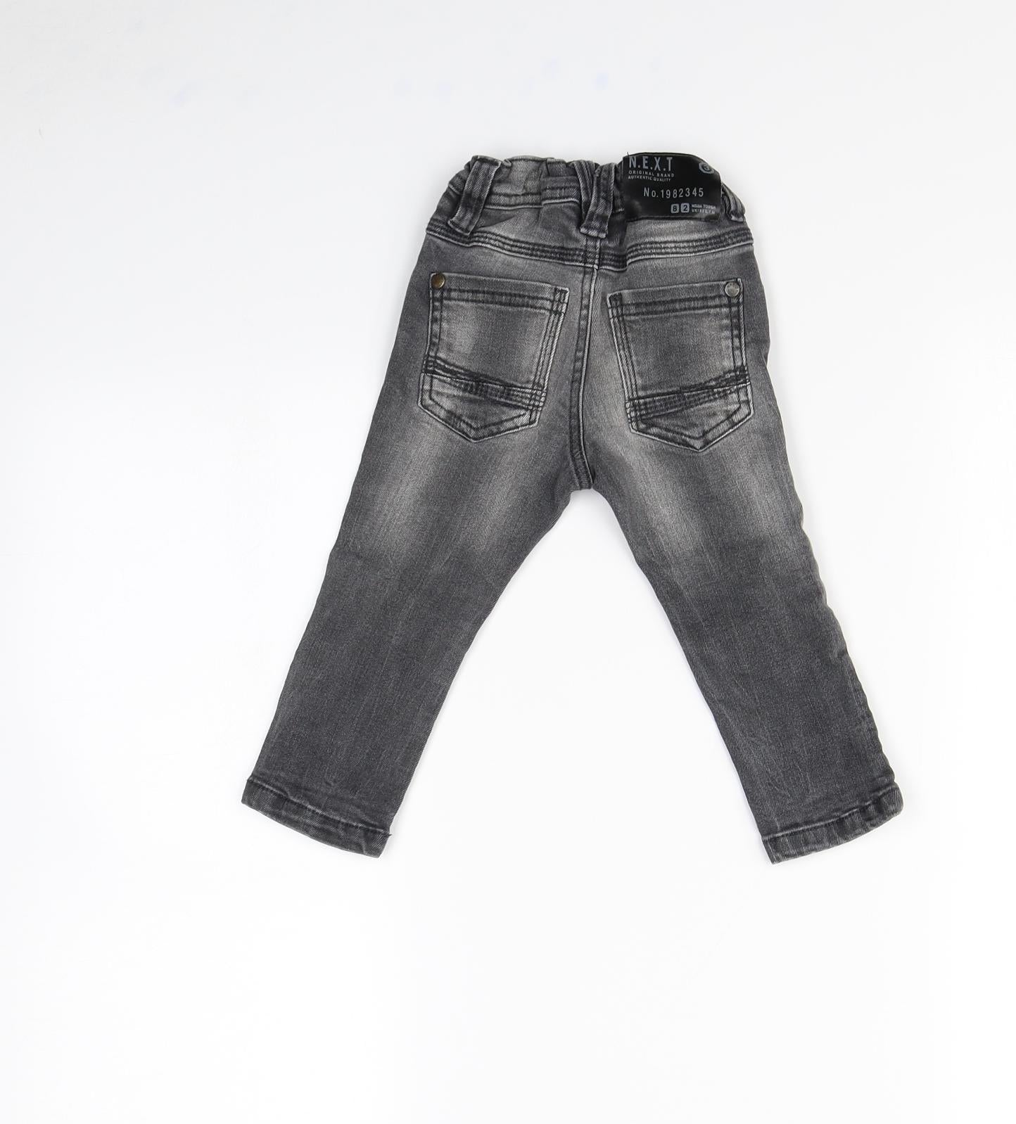 NEXT Boys Black   Straight Jeans Size 9 Months