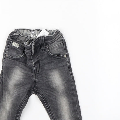 NEXT Boys Black   Straight Jeans Size 9 Months
