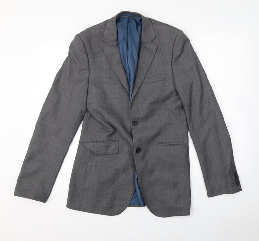 Mens UK Size S Preworn Grey Jacket