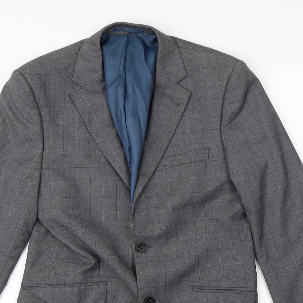 Mens UK Size S Preworn Grey Jacket