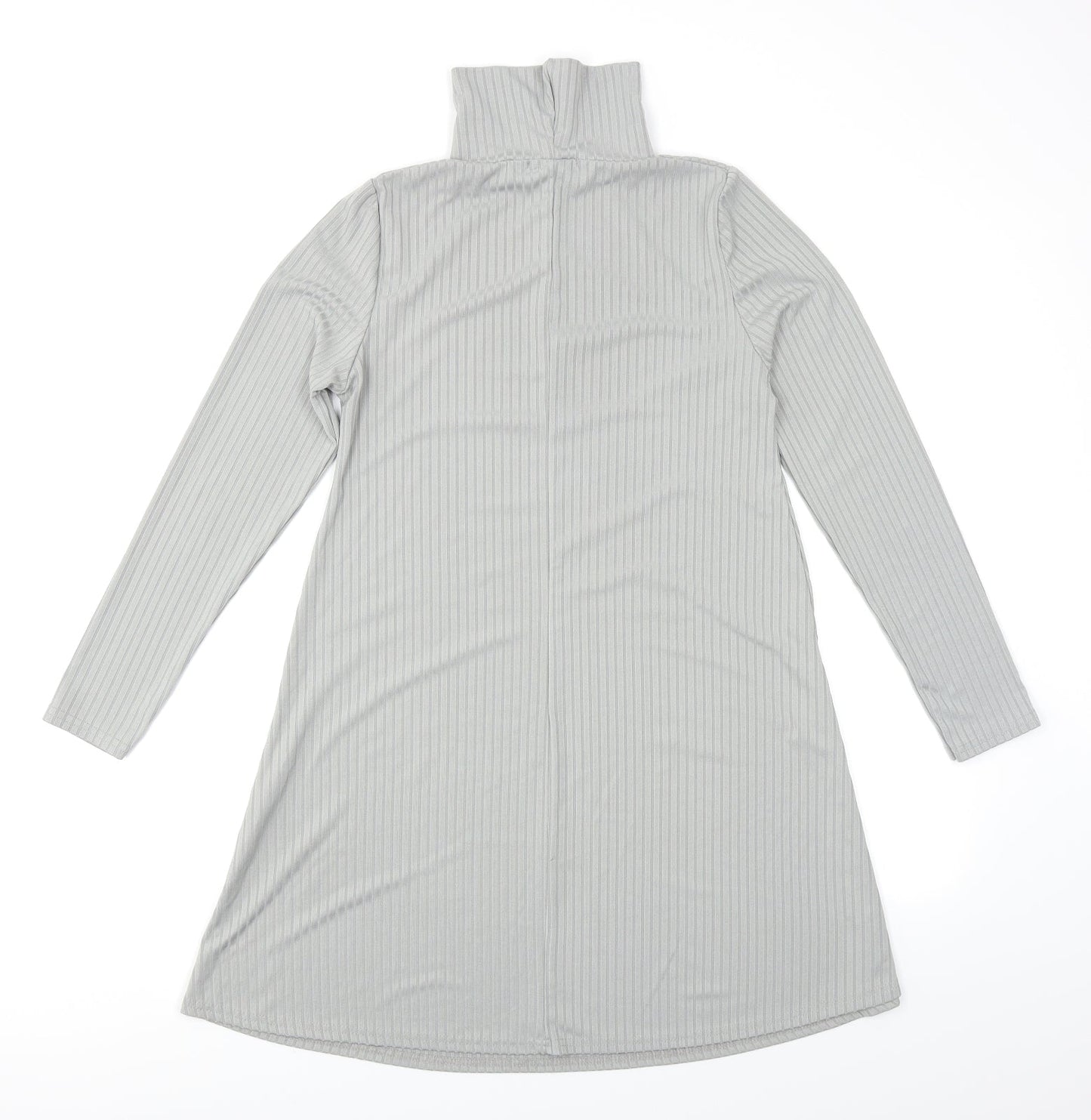 Boohoo Womens Grey   A-Line  Size 8