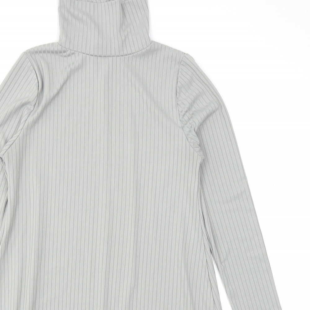 Boohoo Womens Grey   A-Line  Size 8