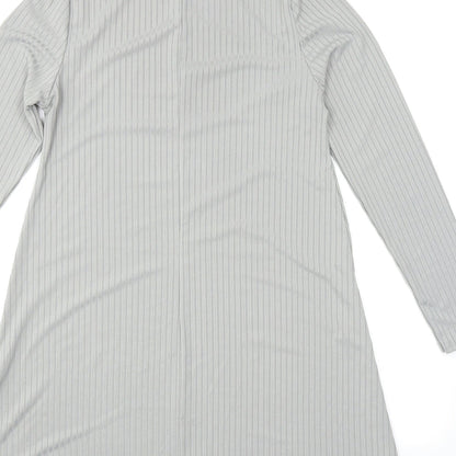 Boohoo Womens Grey   A-Line  Size 8