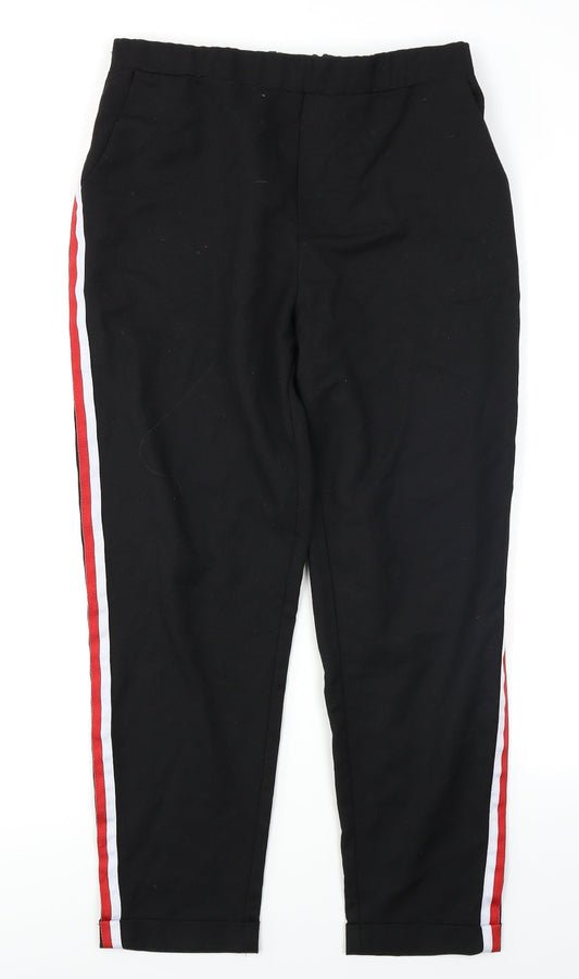 New Look Womens Black   Trousers  Size 12 L27 in
