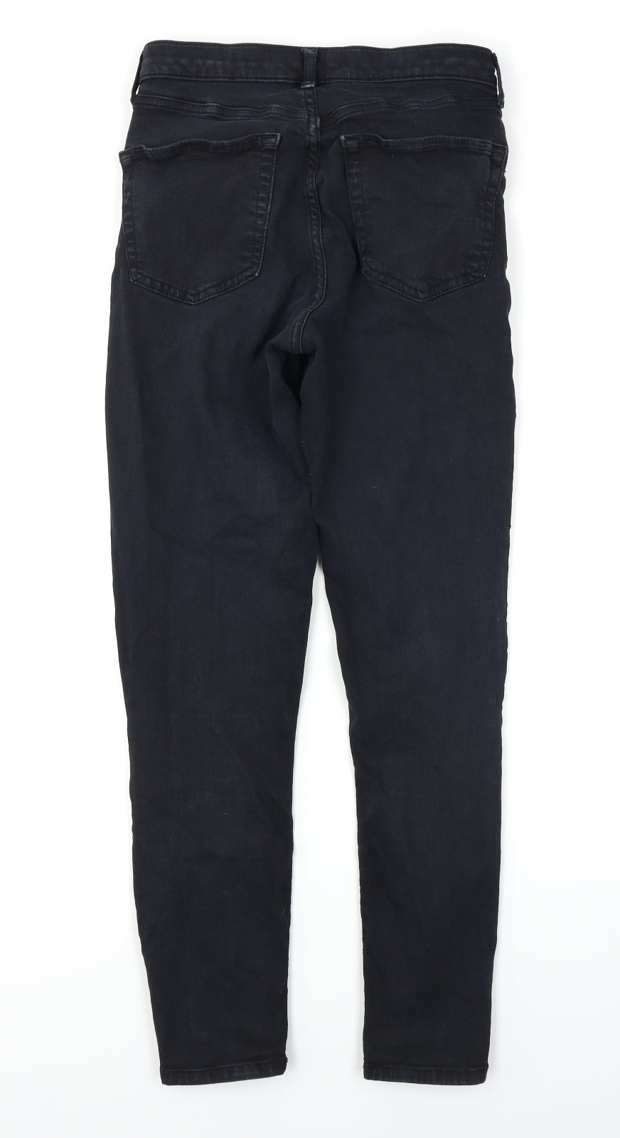 Topshop Womens Black  Denim Skinny Jeans Size 28 in L26 in