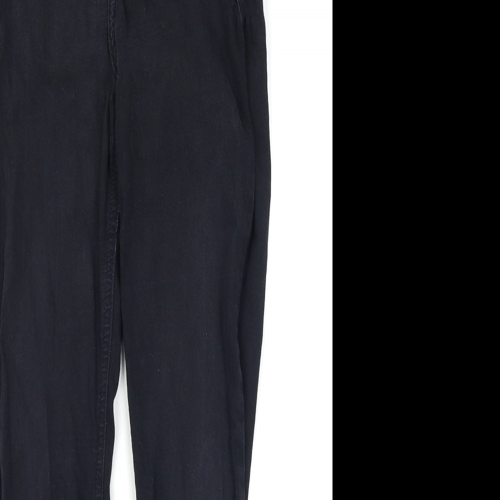 Topshop Womens Black  Denim Skinny Jeans Size 28 in L26 in