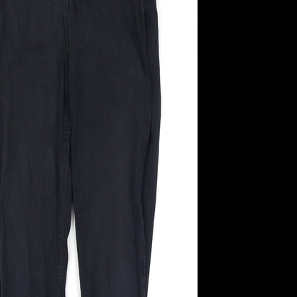 Topshop Womens Black  Denim Skinny Jeans Size 28 in L26 in