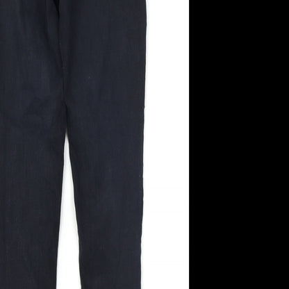 Topshop Womens Black  Denim Skinny Jeans Size 28 in L26 in