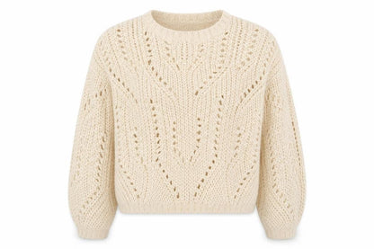 Brave Soul Womens Beige   Pullover Jumper Size M