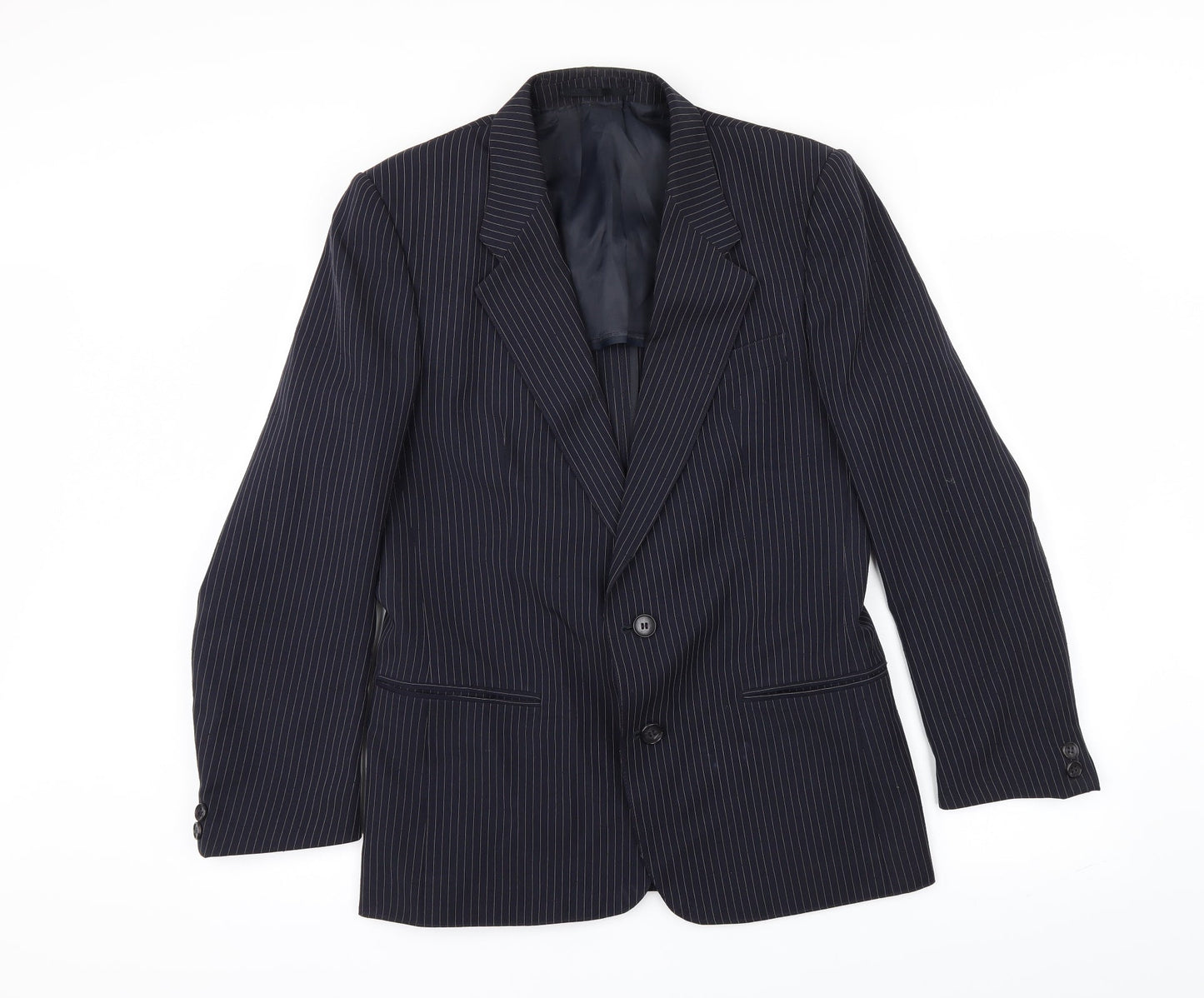 Mens UK Size 40 Rex Trueform Regular Blue Suit Jacket