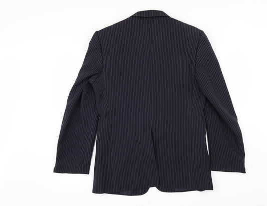 Mens UK Size 40 Rex Trueform Regular Blue Suit Jacket