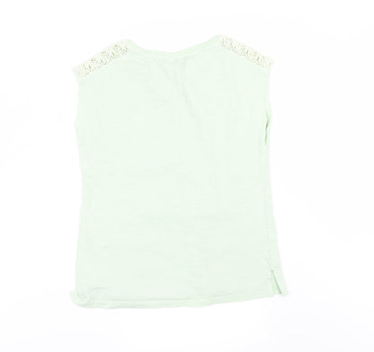 NEXT Girls Green    T-Shirt Size 7 Years