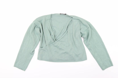 Nasty Gal Womens Green   Pullover Jumper Size M
