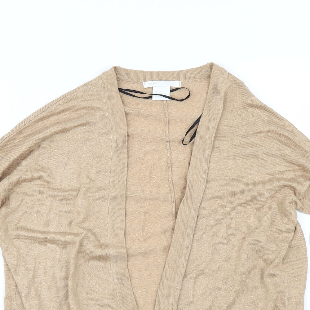 H&M Womens Beige   Cardigan Jumper Size XS