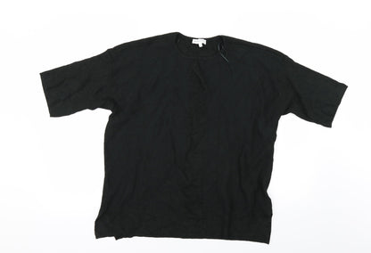 Warehouse Womens Black   Pullover Jumper Size 8