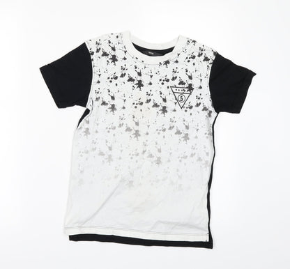 George Girls Black   Basic T-Shirt Size 8-9 Years