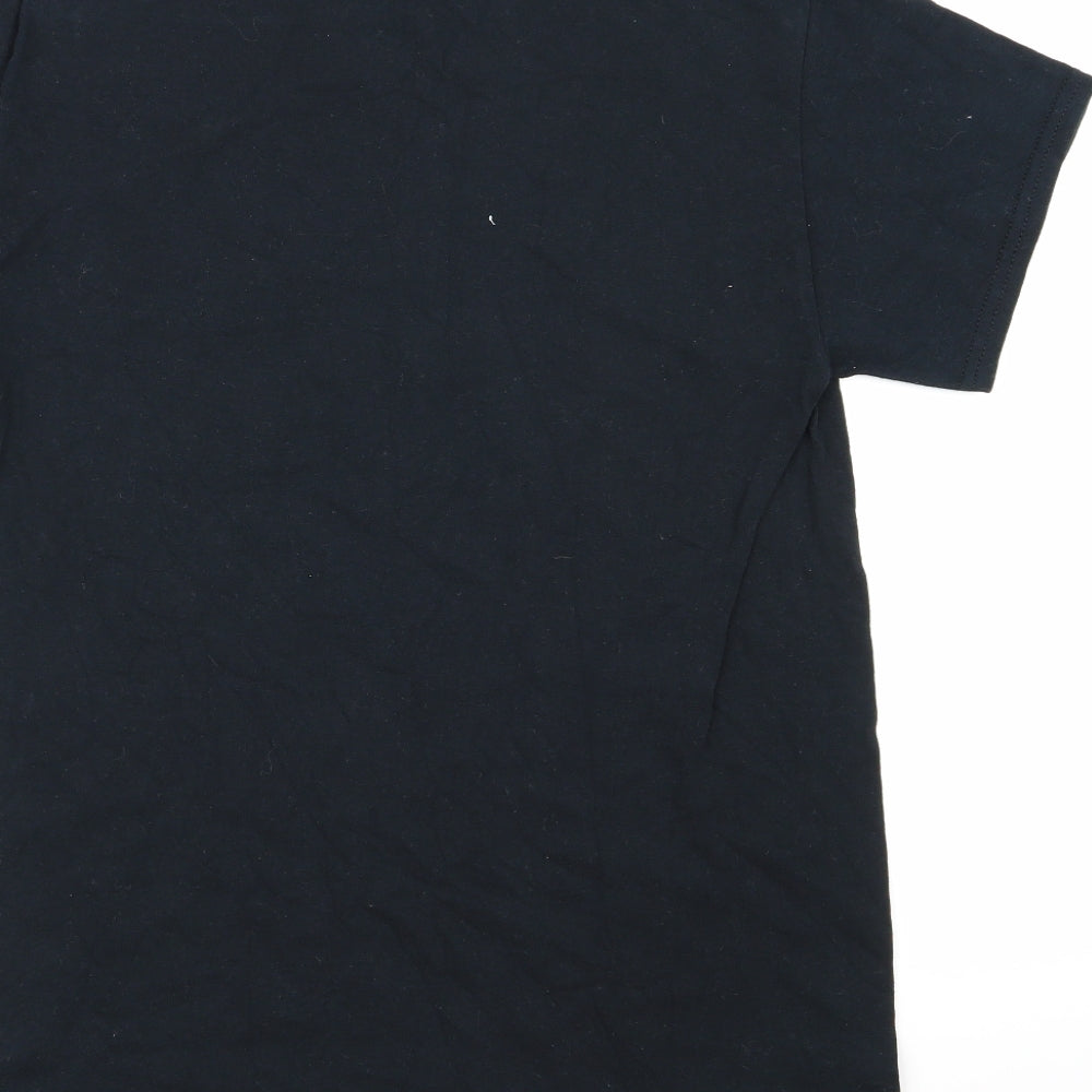 Topshop Womens Black   Basic T-Shirt Size S