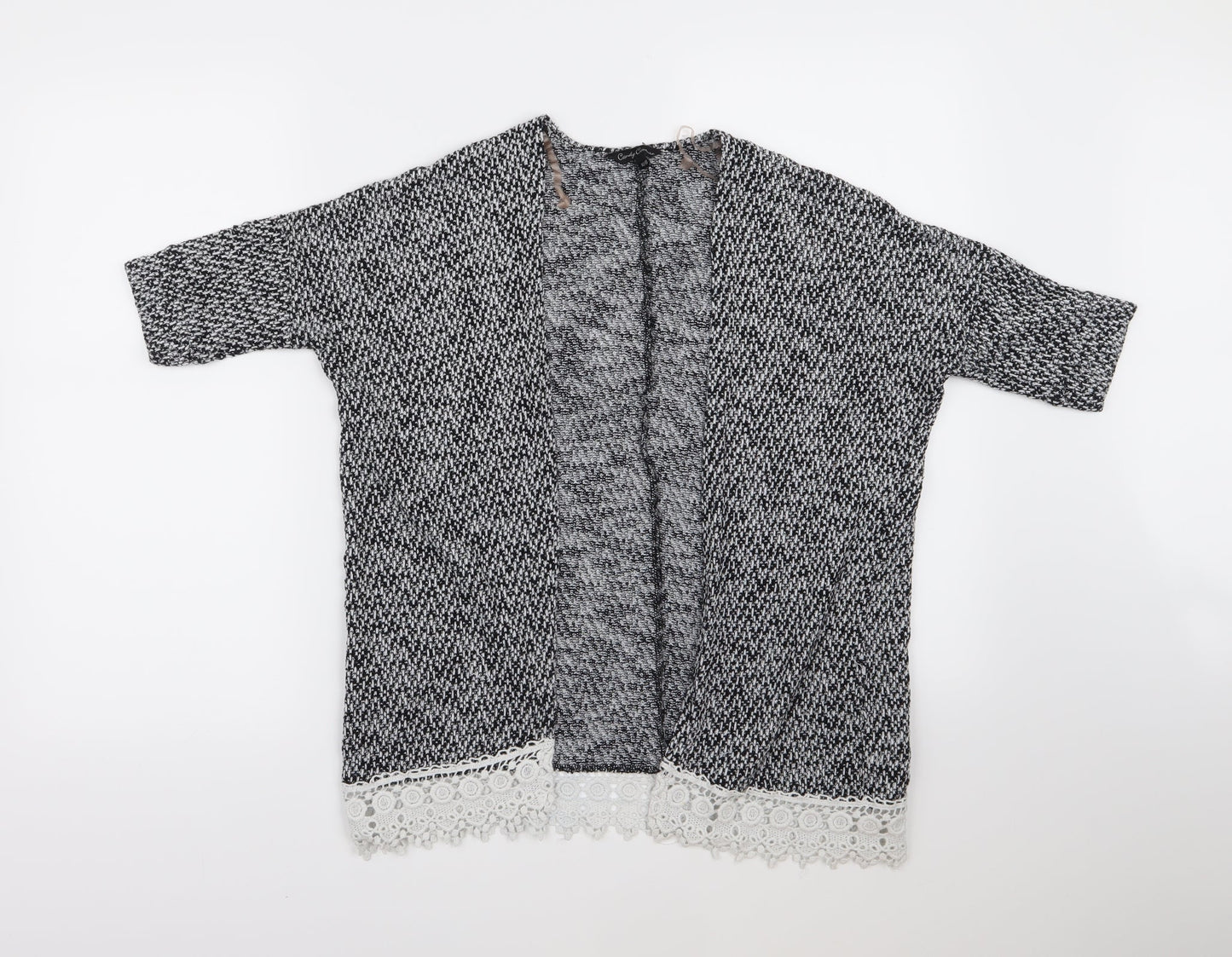 Candy Couture Girls Grey  Knit Cardigan Jumper Size 10-11 Years