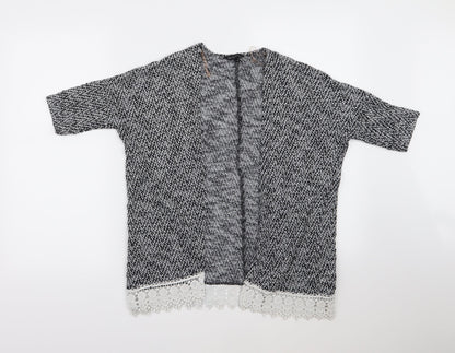 Candy Couture Girls Grey  Knit Cardigan Jumper Size 10-11 Years