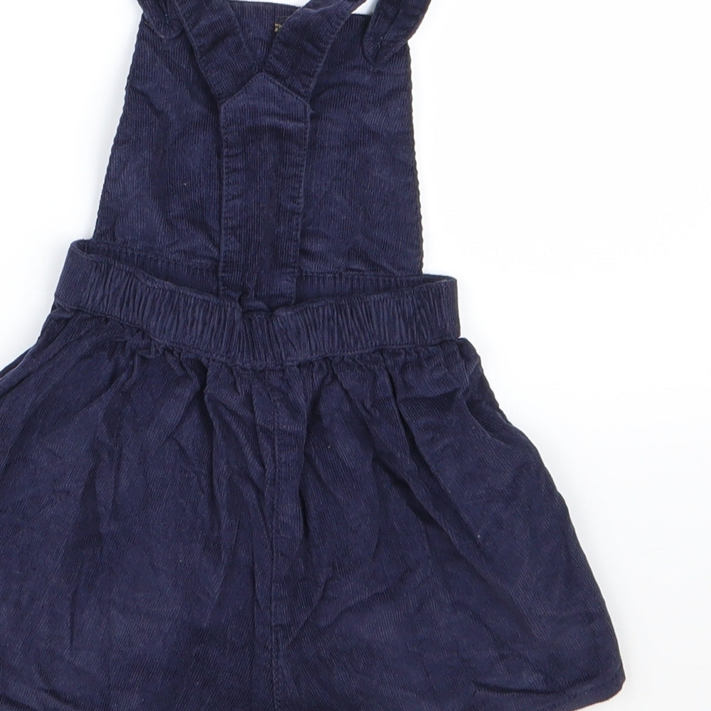 Nutmeg Girls Blue  Corduroy Dungaree One-Piece Size 3-6 Months