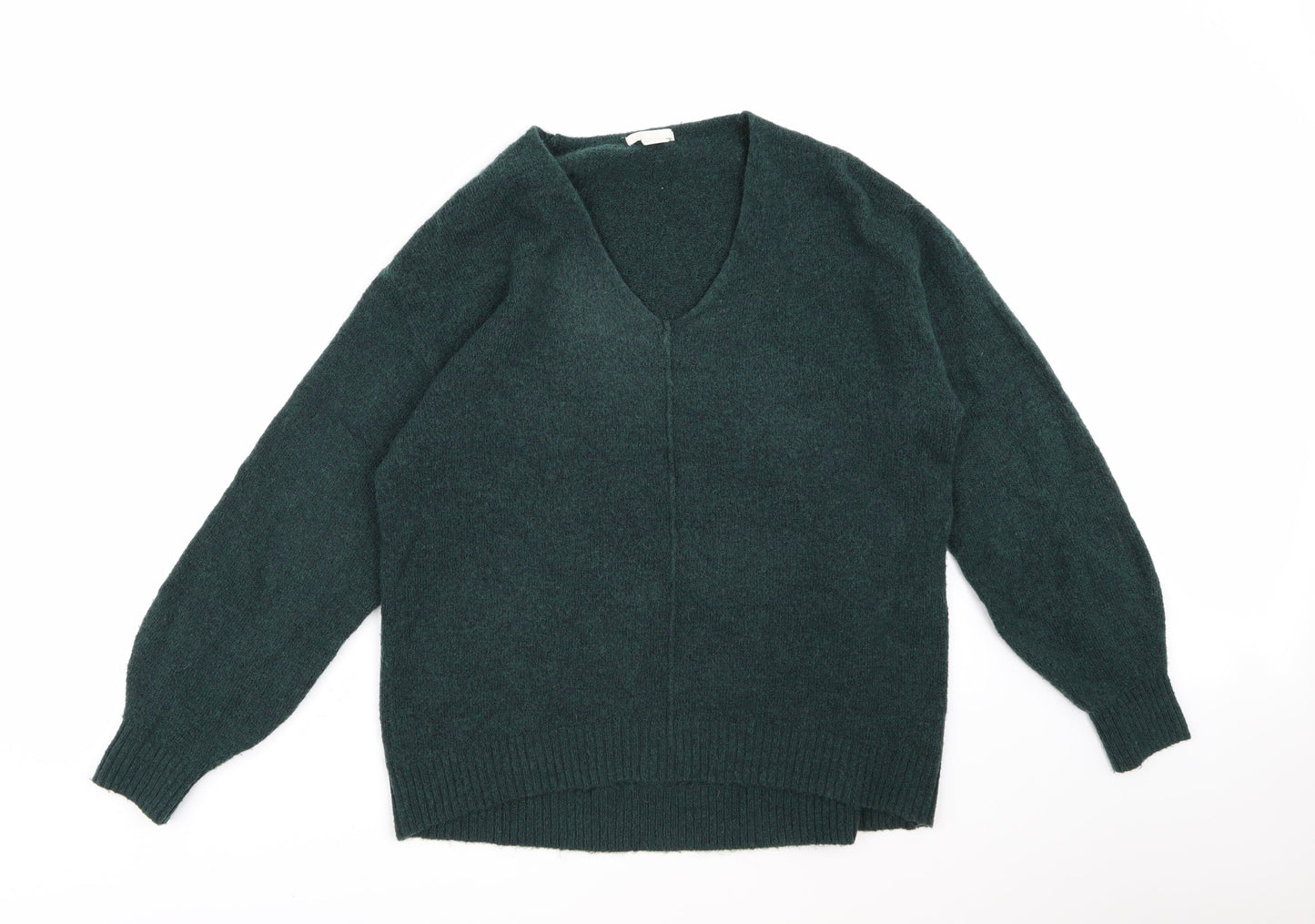 H&M Womens Green  Knit Pullover Jumper Size XS