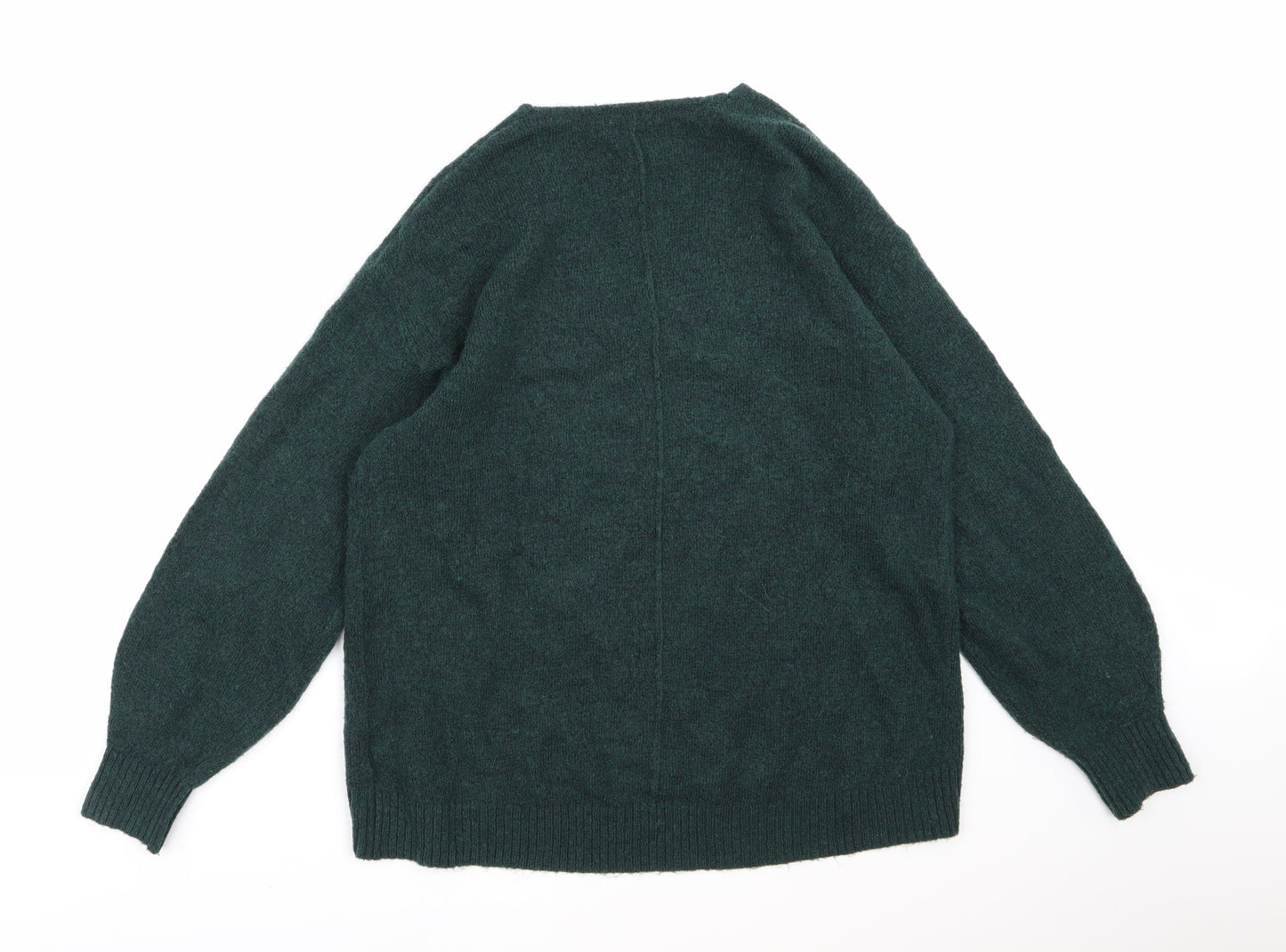H&M Womens Green  Knit Pullover Jumper Size XS