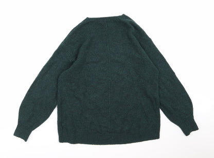 H&M Womens Green  Knit Pullover Jumper Size XS