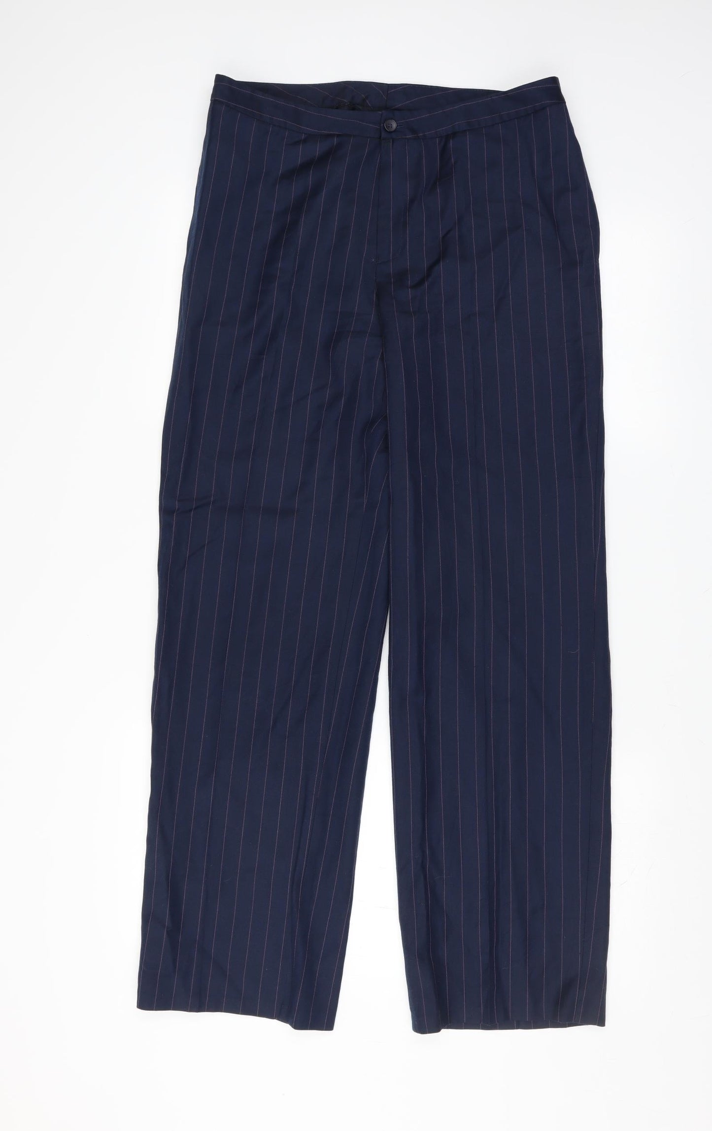 Womens UK Size 32 in Preworn Regular Fit  Blue Trousers