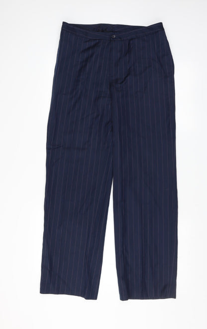 Womens UK Size 32 in Preworn Regular Fit  Blue Trousers