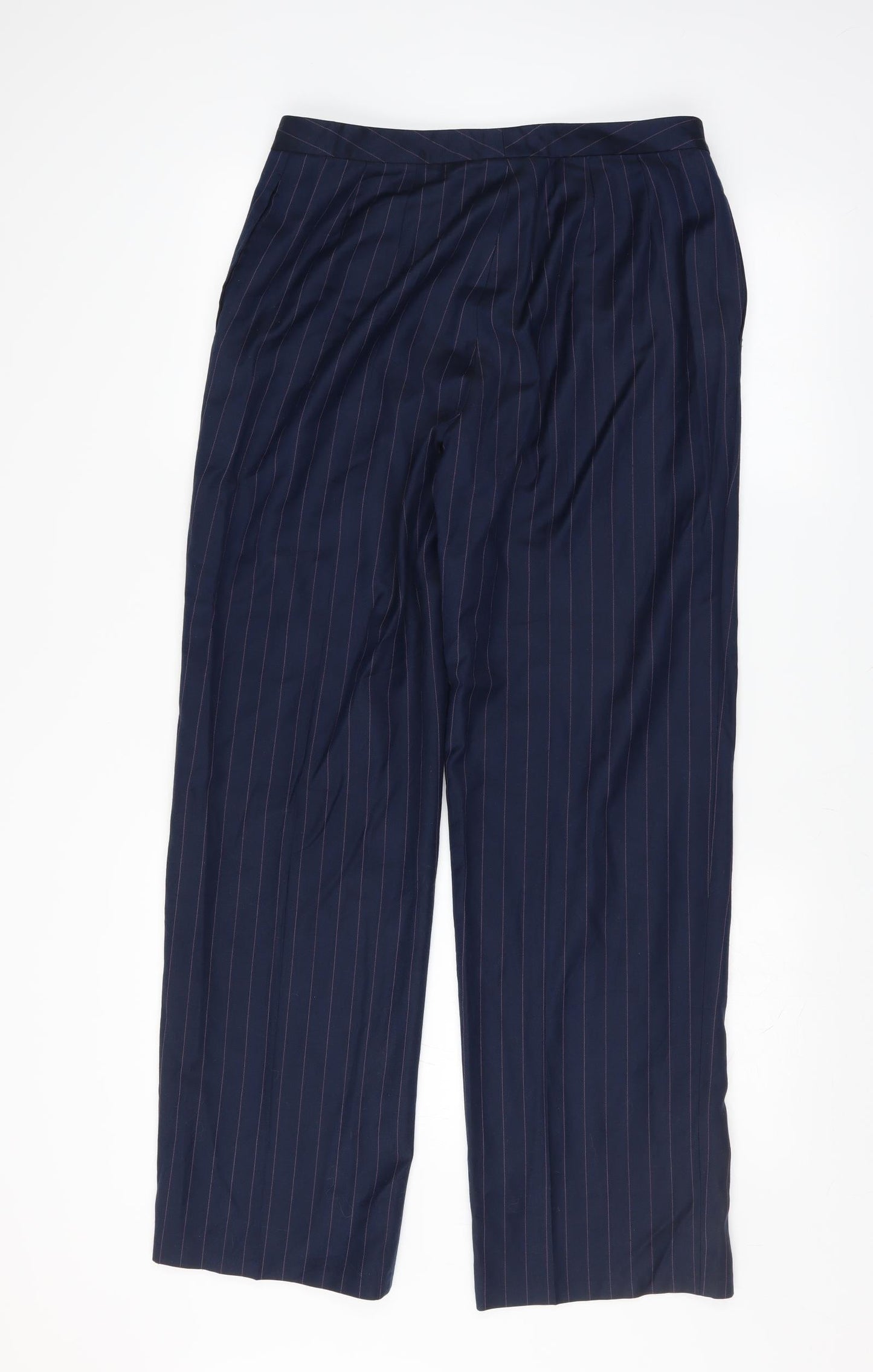 Womens UK Size 32 in Preworn Regular Fit  Blue Trousers