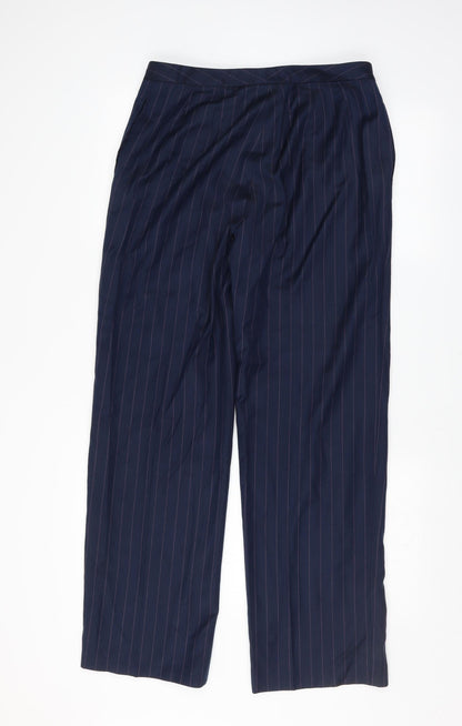 Womens UK Size 32 in Preworn Regular Fit  Blue Trousers
