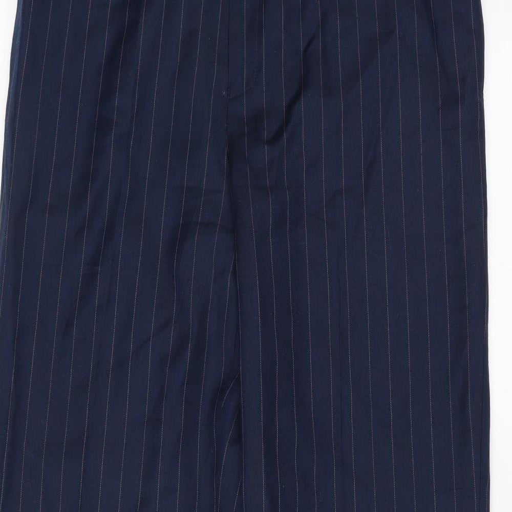 Womens UK Size 32 in Preworn Regular Fit  Blue Trousers