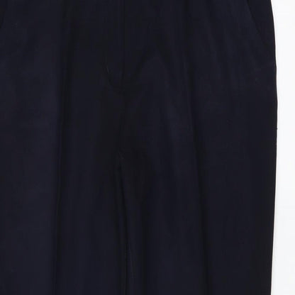 M&Co Womens Blue   Trousers  Size 16 L28 in - bootcut
