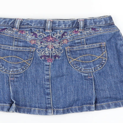 Gap Girls Blue  Denim A-Line Skirt Size 3 Years