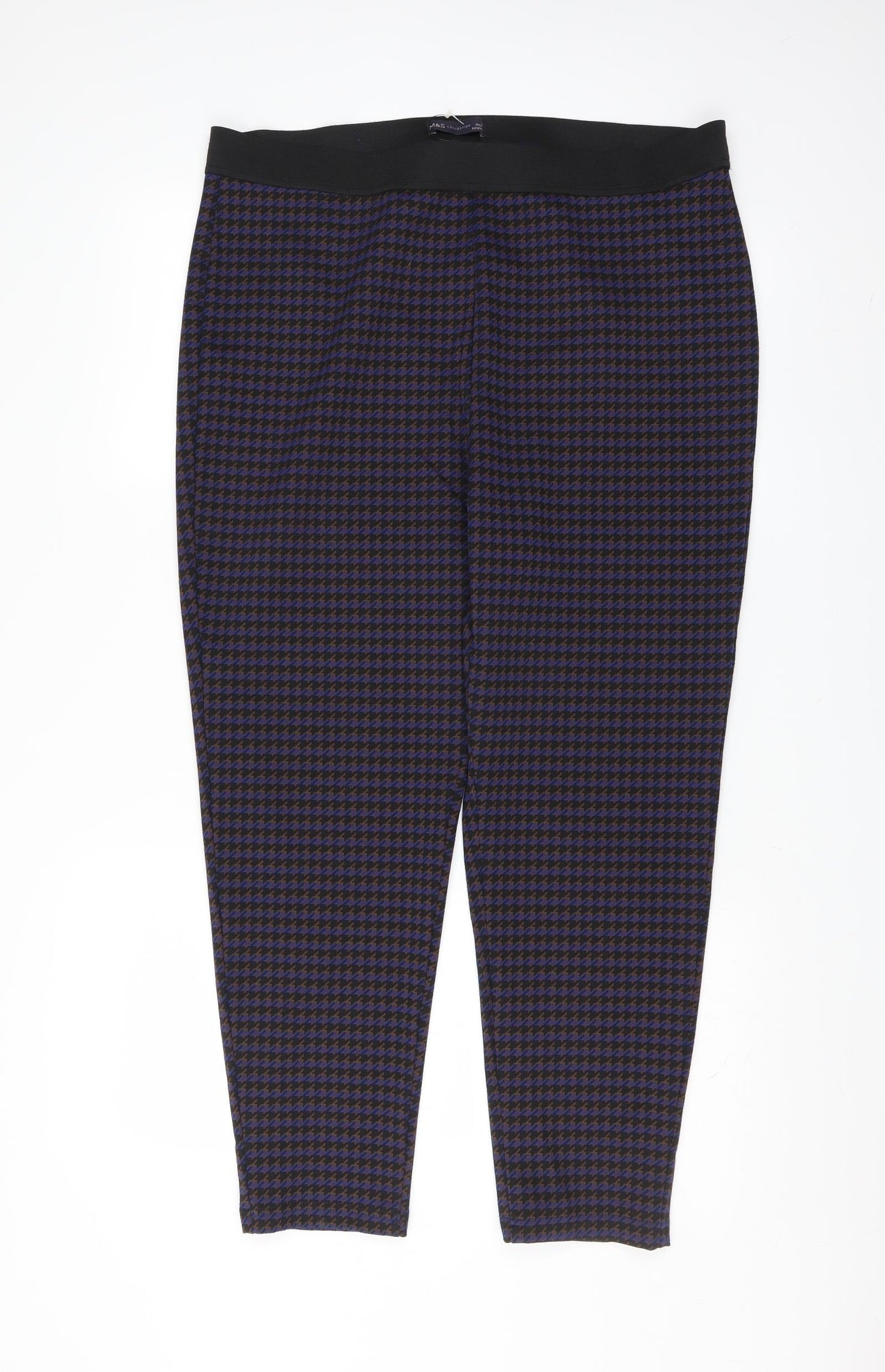 Womens UK Size 20 Marks and Spencer Extra-Slim Fit  Blue Trousers